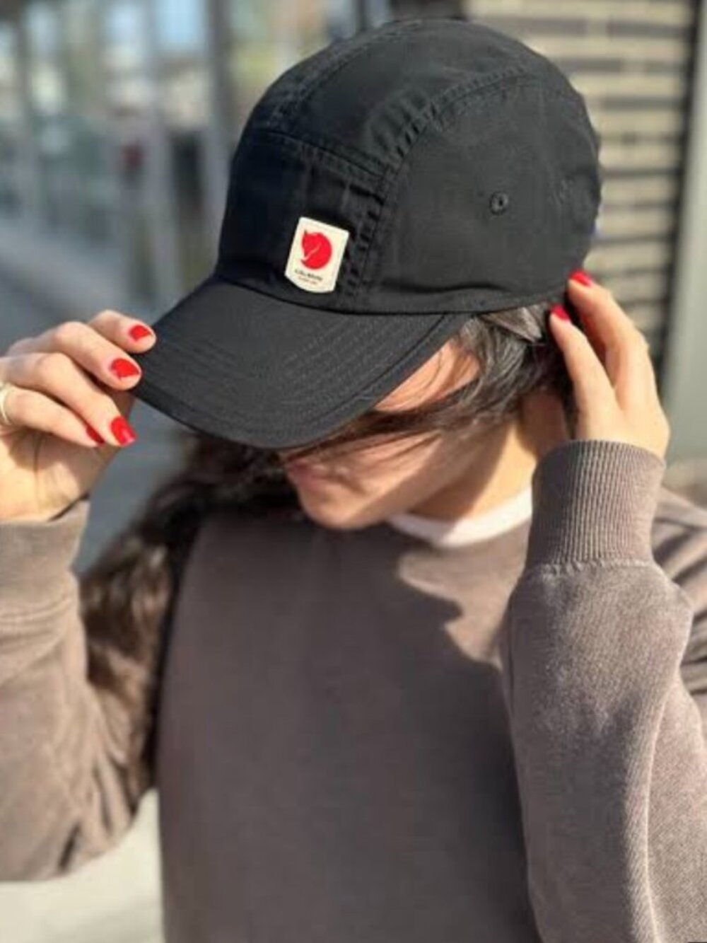 Fjällräven High Coast Lite Wind Cap Cap Navy Blue 5-panel Lightweight Packable